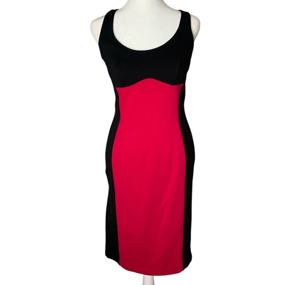 MODA Colorblock Racerback Bodycon Dress - Picture 2 of 7